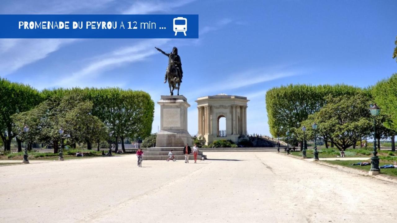 Апартаменты Uncourtsejour - Montpellier Gare - Parking Экстерьер фото