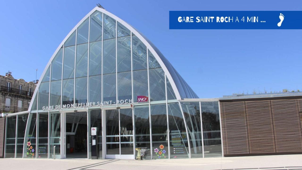 Апартаменты Uncourtsejour - Montpellier Gare - Parking Экстерьер фото